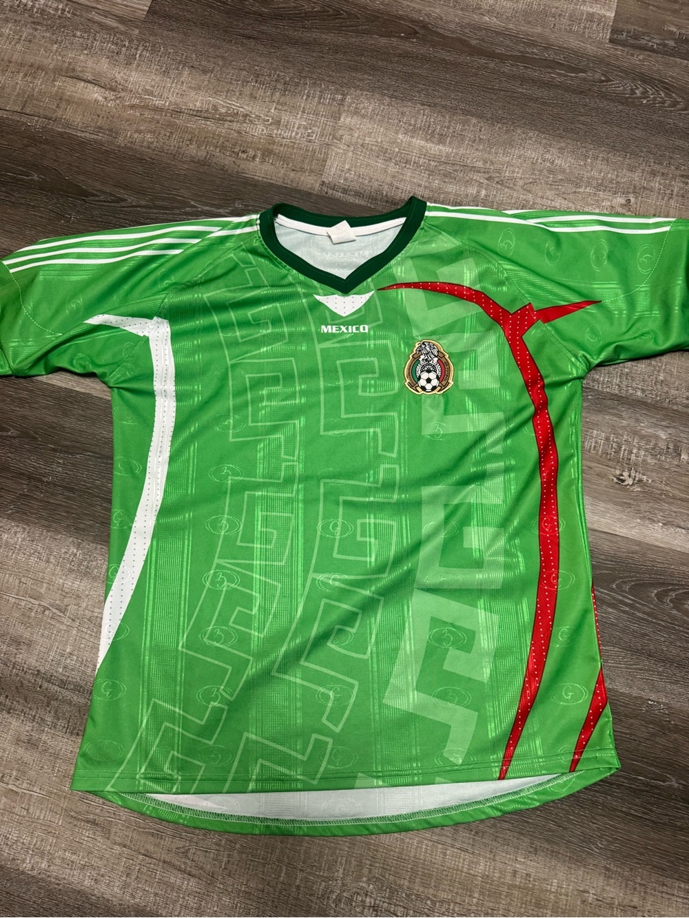 Mexico Green National Team Soccer Jersey with Crest